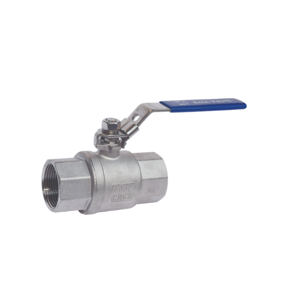 Lockable Stainless Steel Ball Valve 2-Piece 1/2