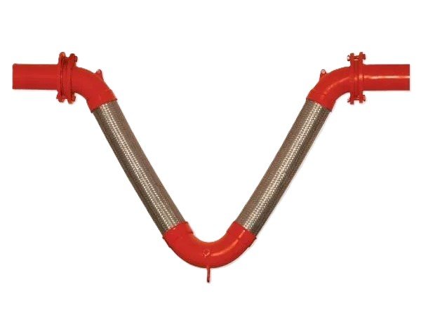 AYVAZ Omega V-Flex Yivli Dilatasyon Kompansatör L:40mm 5''