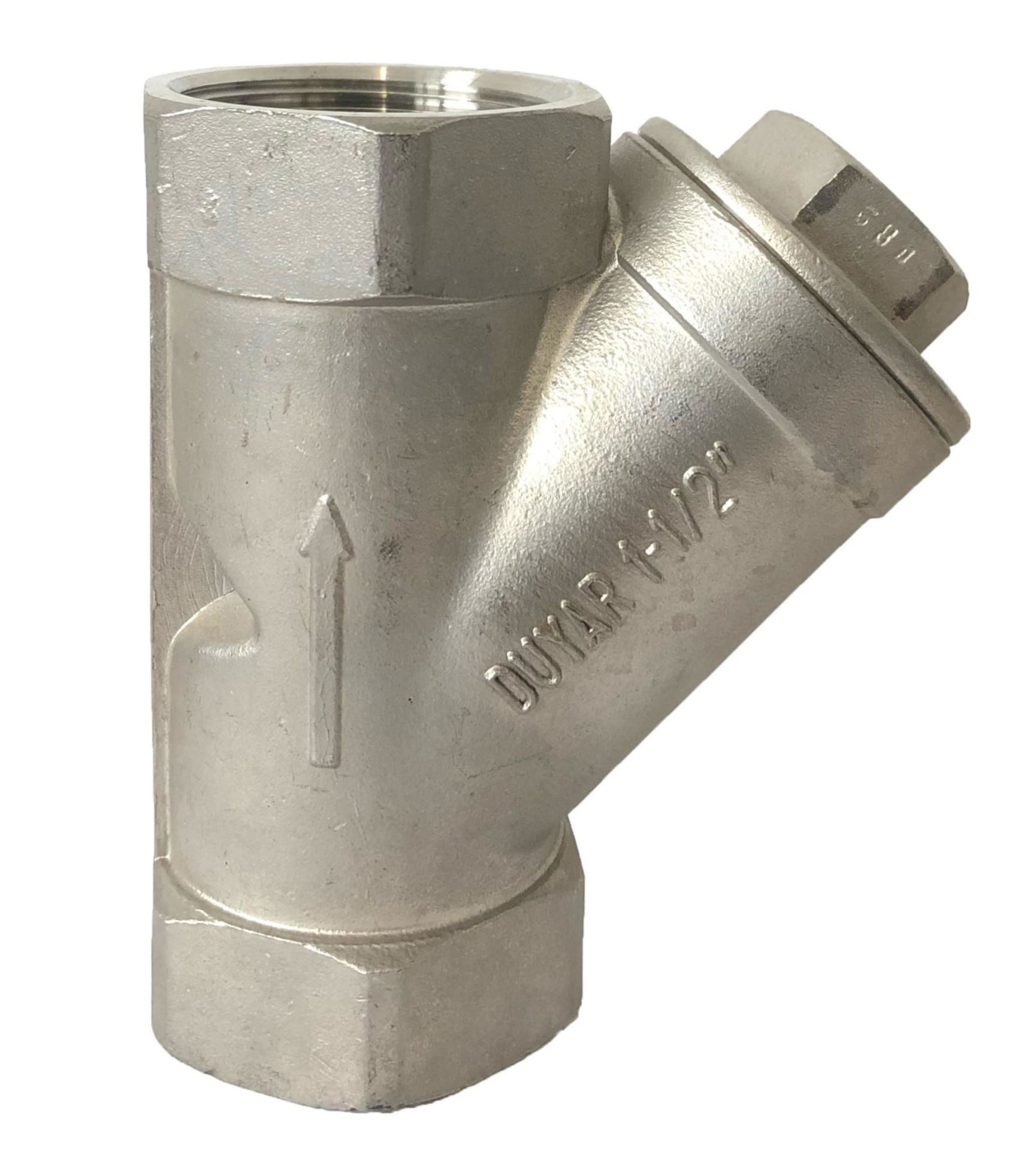 DUYAR Paslanmaz Dişli Pislik Tutucu 304 11/2 ''