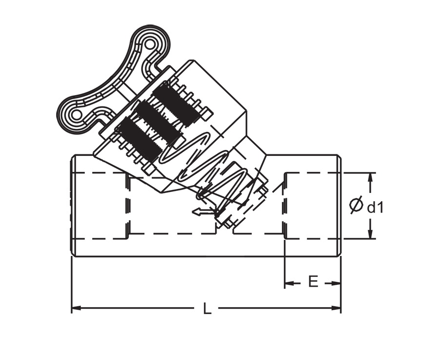 PPRC Çekvalf Ø25mm PN25