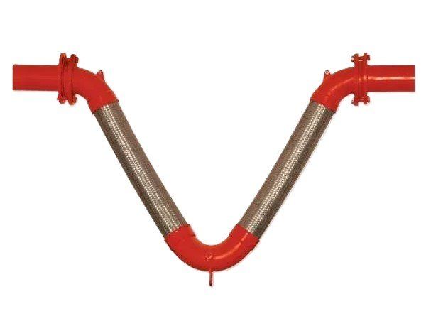 AYVAZ Omega V-Flex Grooved Dilatation Compensator L:100mm 1 1/4''