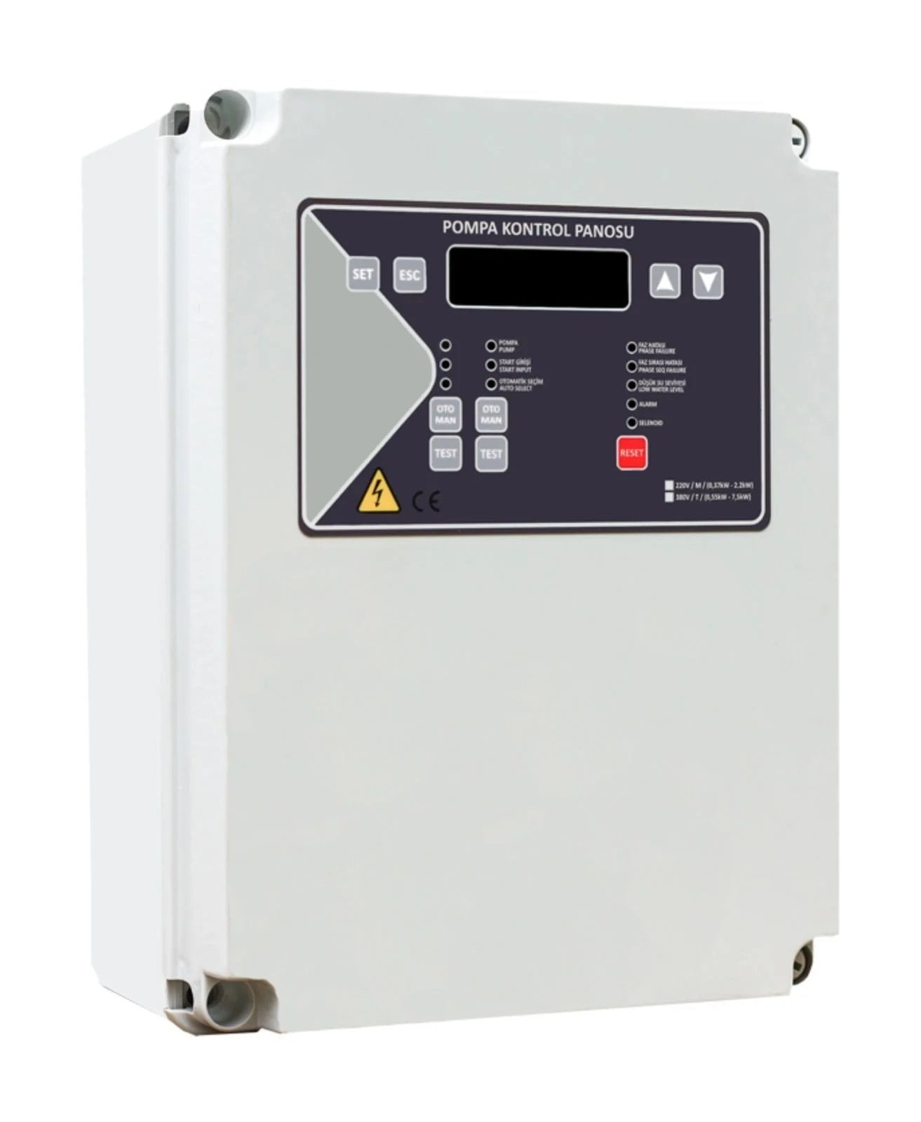 impo H-0275-V2 0.5-10HP Pompa Kontrol Panosu İki pompalı Trifaze