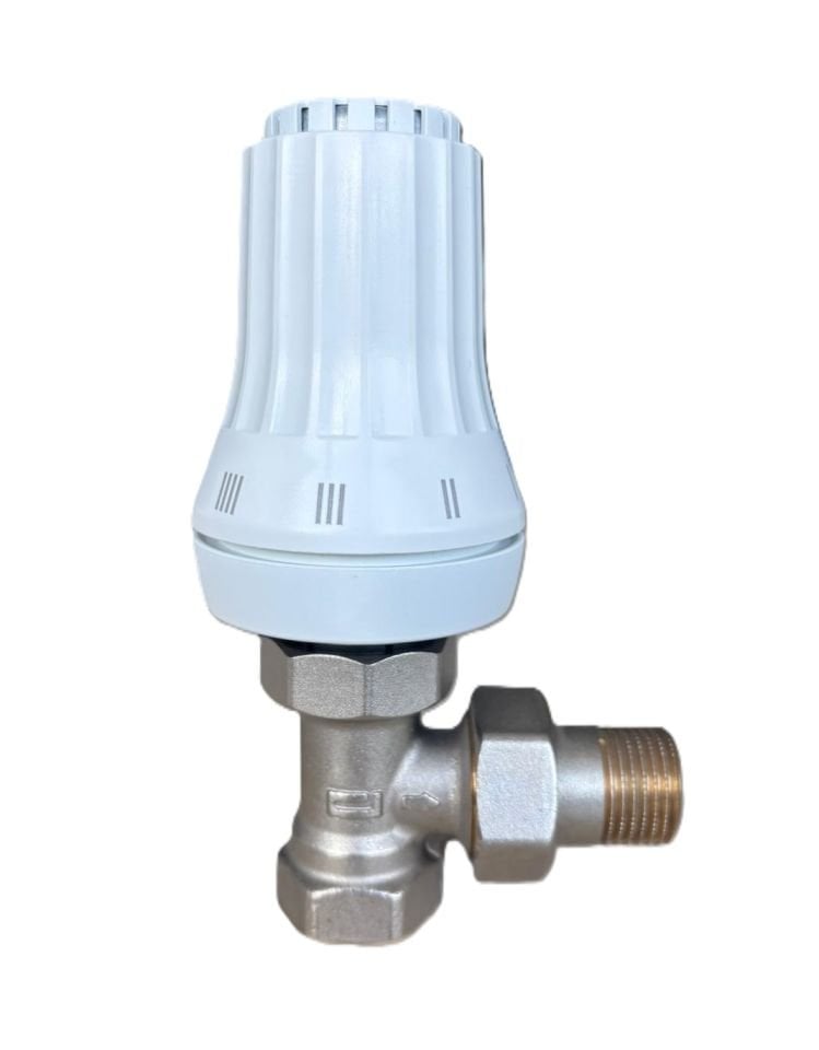 Termostatik Radyatör Vanası 1/2'' Köşe
