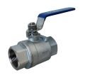 Неръждаем сферичен кран 3/4'' 2 части AISI316 Pn63