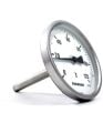 PAKKENS Arkadan Bağlantılı Bi-Metal Termometre Ø100mm 120°C 25 cm