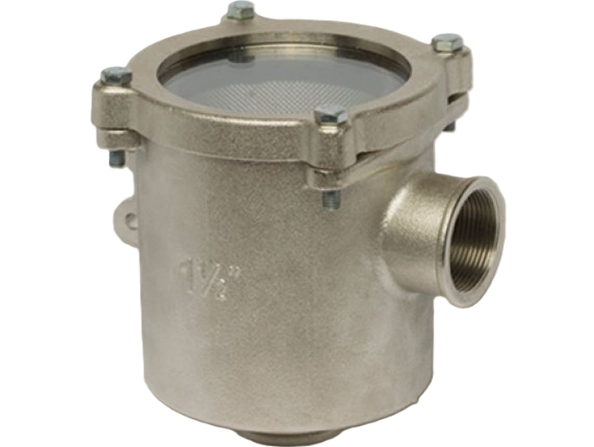 Sea Water Filter with Bottom Side Connection 2''