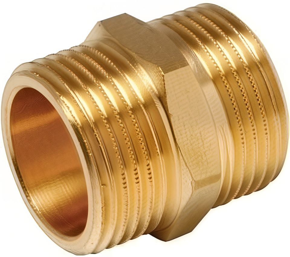 Sarı Pirinç Nipel 3/8''